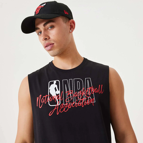 Áo Thể Thao Hè New Era Nba Essential Script Essential Noir 