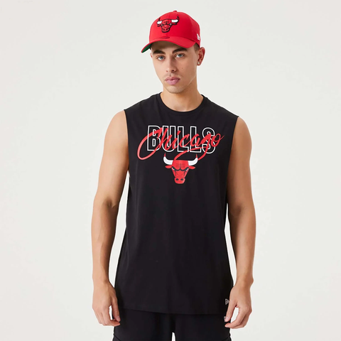 Áo Thể Thao Hè Newera Chicago Bulls Script Essential Tank Top “Black” 60332198 – Hàng Chính Hãng