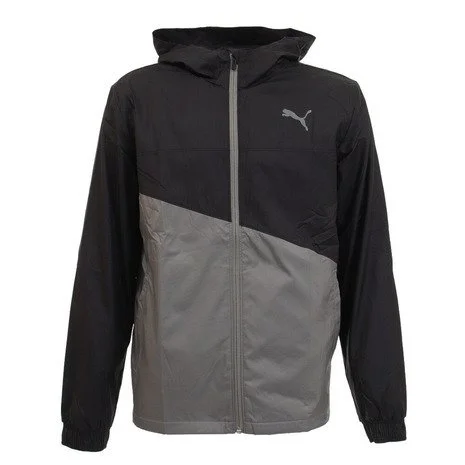 Áo Khoác Thu Đông Puma Kurtka Hooded ''Grey/Black'' 520448-01 – Hàng Chính Hãng