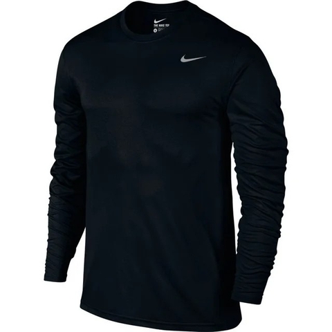 Áo Sweater Thu Đông Nike Dri-Fit Men's Long-Sleeve Training T-Shirt 'Black' 718837-010 – Hàng Chính Hãng