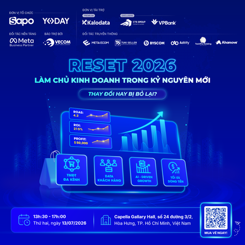 HỘI NGHỊ CHIẾN LƯỢC TMĐT 2026: RESET 2026 – Làm chủ kinh doanh trong kỷ nguyên mới