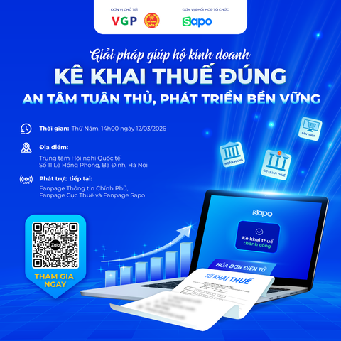 HỘI THẢO “GIẢI PHÁP GIÚP HỘ KINH DOANH KÊ KHAI THUẾ ĐÚNG, AN TÂM TUÂN THỦ, PHÁT TRIỂN BỀN VỮNG”