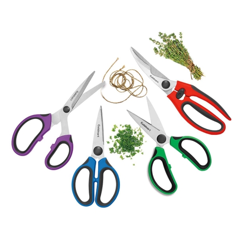 CUISINART - 4 PIECE STAINLESS STEEL SHEARS (SET 4 KÉO THÉP KHÔNG GỈ)