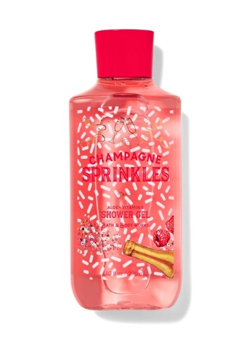 BATH & BODY WORKS - CHAMPAGNE SPRINKLES ALOE VITAMIM E (SỮA TẮM 295ml)