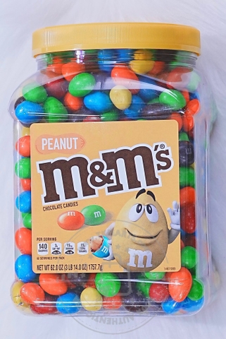 M&M’s - Chocolate Candies (Chocolate Nhân Đậu Phộng 1.757g)