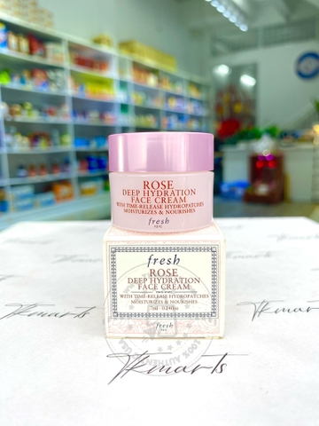 FRESH - ROSE DEEP HYDRATION FACE CREAM (KEM MẶT HOA HỒNG 7ml)