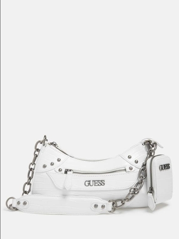 GUESS - DX23120 WHITE EVA SHOUDER BAG (TÚI GUESS TRẮNG)