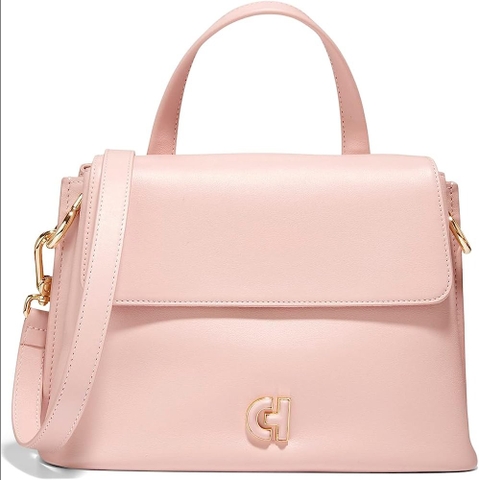 COLE HAAN - COLLECTIVE SATCHEL ROSE SMOKE (TÚI COLE HAAN HỒNG)