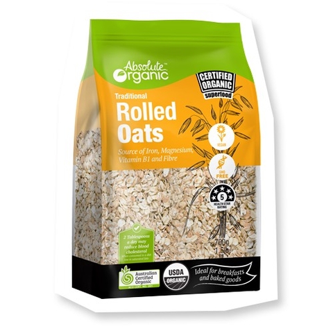 ABSOLUTE ORGANIC - TRADITIONAL ROLLED OATS (YẾN MẠCH ORGANIC 700G)