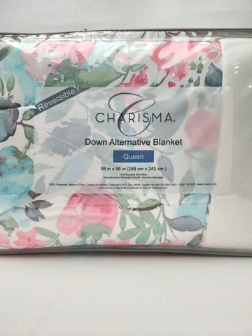 CHARISMA - DOWN ALTERNATIVE BLANKET QUEEN (MỀNH CHẰN BÔNG HOA 248cm x 243cm)