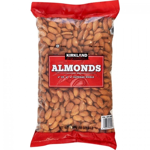 KIRKLAND - ALMONDS (HẠNH NHÂN NGUYÊN BẢN 1,36KG)