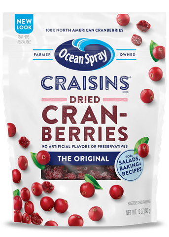 OCEAN SPRAY - CRAISINS DRIED CRAN-BERIES (NAM VIỆT QUẤT SẤY KHÔ 340G)