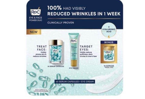 ROC - EYE & FACE POWDER DUO (40 Serum Capsules + Eye Cream 15ml)