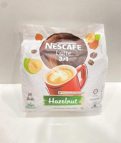 NESCAFE - LATTE 3 IN 1 HAZELNUT (20 GÓI x 24G)