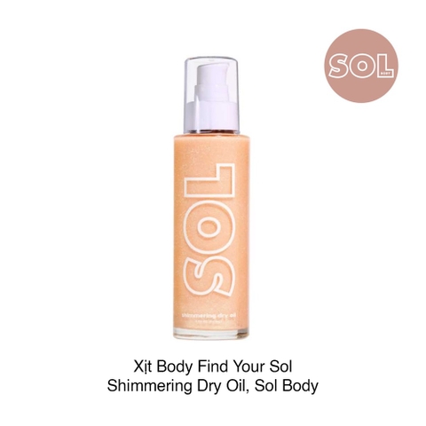 SOL BODY - SHIMMERING DRY OIL (XỊT NHỦ RAIN GLOW 26ml)