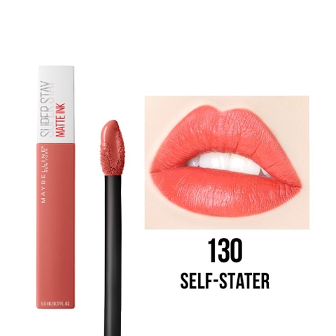 MAYBELLINE - SUPER STAY MATTE INK (SON LÌ 130 CAM ĐÀO)