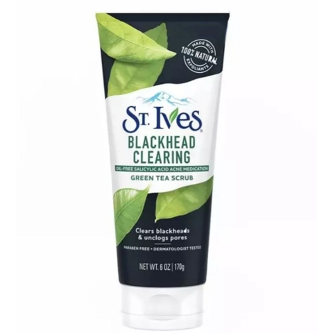ST.IVES - BLACKHEAD CLEARING (SỮA RỬA MẶT TẨY DA CHẾT 170G)
