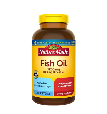 Nature Mad - FISH OIL 1200MG (DẦU CÁ 200 VIÊN)