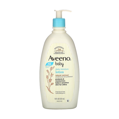 AVEENO BABY - DAILY MOISTURE LOTION (DƯỠNG THỂ BÉ 532ml)