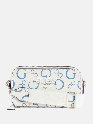GUESS - SV831114 WHITE LOGO (TÚI GUESS TRẮNG LOGO)
