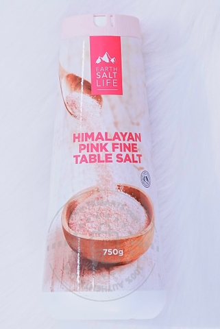 EARTH Salt Life - Himalayan Pink Fine Table Salt (Muối Hồng Himalaya 750g)