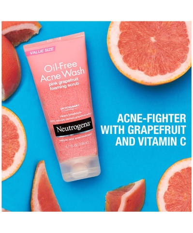 Neutrogena - Oil-Free Acne Wash (Sữa Rửa Mặt TTBC 198g)