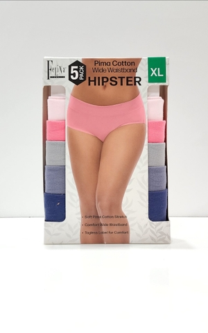 FELINA - PIMA COTTON WIDE WAISTBAND HIPSTER (SET 5 QUẦN LÓT SIZE XL)