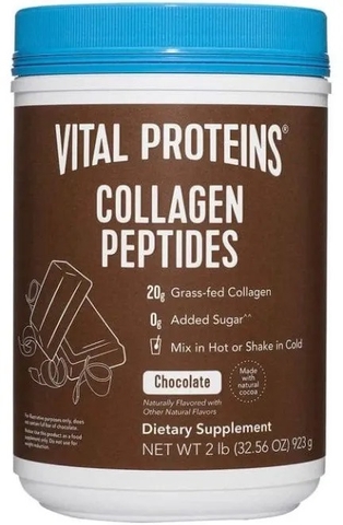 NATURAL WHOLE NUTRITION - VITAL PROTEINS COLLAGEN PEPTIDES CHOCOLATE (COLLAGEN PEPTIDES HƯƠNG CHOCOLATE 923G)