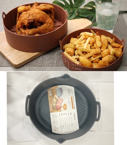 KAIYO - AIR FRYER SILICONE POT (NỒI SILICONE XÁM)