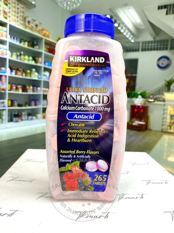 KIRKLAND - ANTACID (HỖ TRỢ TIÊU HÓA ĐẦY HƠI 265 VIÊN)