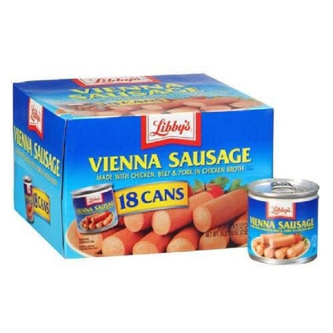 LIBBY'S - VIENNA SAUSAGE (XÚC XÍCH 18x130G)