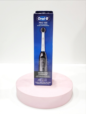 ORAL-B - PRO 100 CHARCOAL CHARBON (BÀN CHẢI PIN)