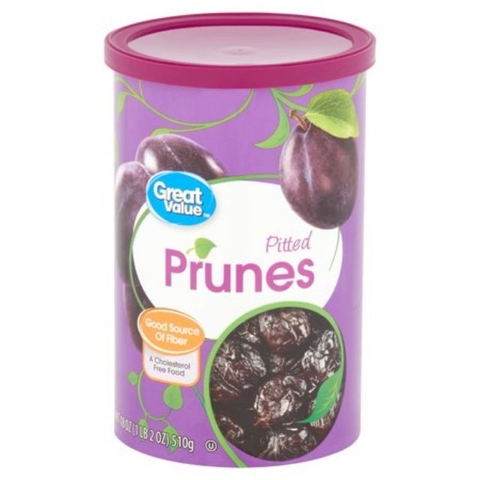 GREAT VALUE - PRUNES (MẬN SẤY KHÔ 510G)