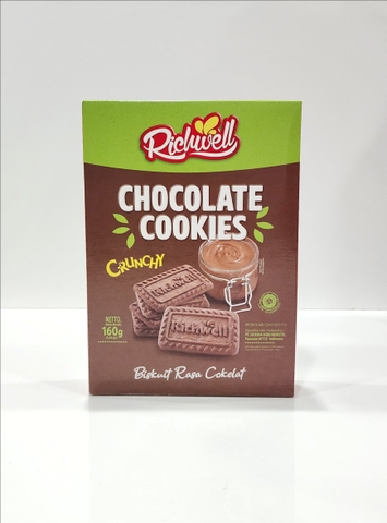 RICHWELL - CHOCOLATE COOKIES (BÁNH QUY SÔ CÔ LA 160G)