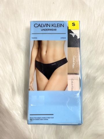 CALVIN KLEIN - UNDERWEAR (SET 3 QUẦN LÓT NỮ S)