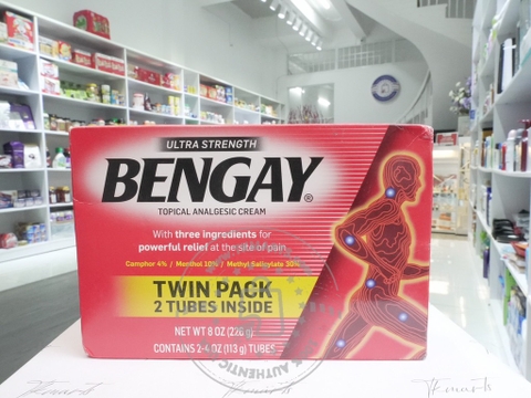 Bengay - Ultra Strength (Kem Xoa Bóp 2 Typ 226g)