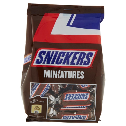 SNICKER - MINITURES (CHOCOLATE ĐẬU PHỘNG 100G)