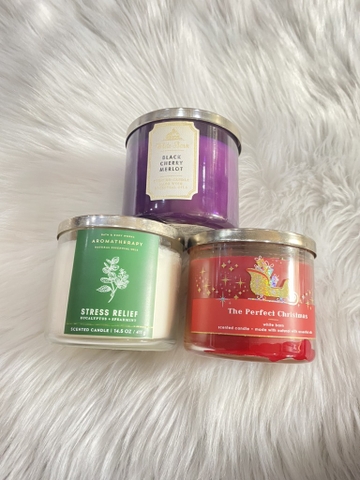 BATH & BODY WORKS - HIBISCUS WATERFALLS (NẾN THƠM 411G)