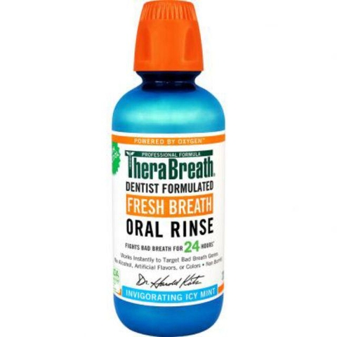 Thera Breath - DENTIST FORMULATED FRESH BREATH ORAL RINSE (Nước Súc Trị Hôi Miệng XANH 473ml)