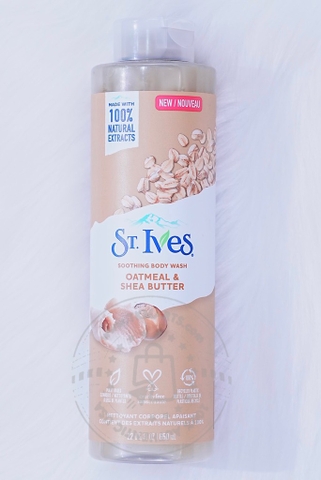 ST IVES - Soothing Body Wash (Yến Mạch, Bơ Biển 650ml)