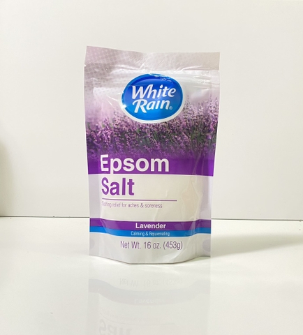 WHITE RAIN - EPSOM SALT LAVENDER CALMING & REJUVENATING (453G)