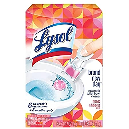 Lysol - Click Gel Automatic Toilet Bowl Cleaner (GEL Tẩy Bồn Cầu Xoài ,Hoa Hibicus 30g)