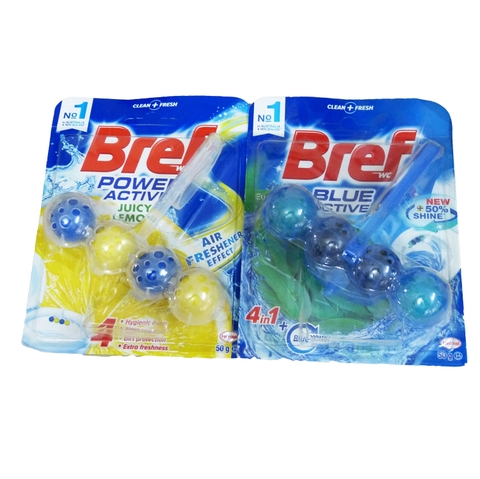 BREF - BLUE ACTIVE 4IN1 (VIÊN KHỬ MÙI TOILET 50G)