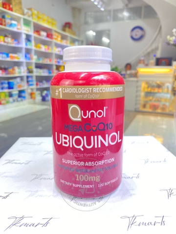 Qunol - Mega CoQ10 100mg (Bổ Tim 120 Viên)