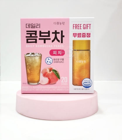 KOMBUCHA - DAILY KOMBUCHA PEACH (TRÀ ĐÀO HÀN QUỐC 100G)