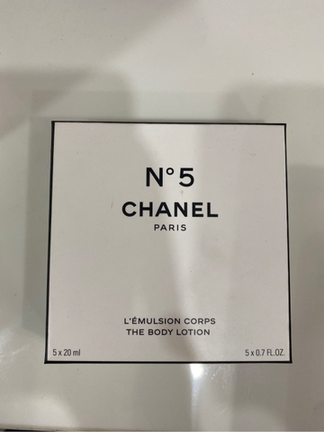 Chanel - N•5 The Body Lotion (Dưỡng Thể Chanel 5x20ml)