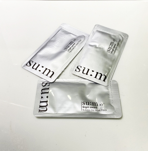 SUM 37 - BRIGHT AWARD BUBBLE-DE MASK PLACK (MẶT NẠ SỦI BỌT 1 MIẾNG)