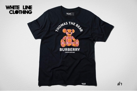 WHITE LINE CLOTHING - BURBERRY THOMAS THE BEAR (ÁO THUN ĐEN MÃ 1)