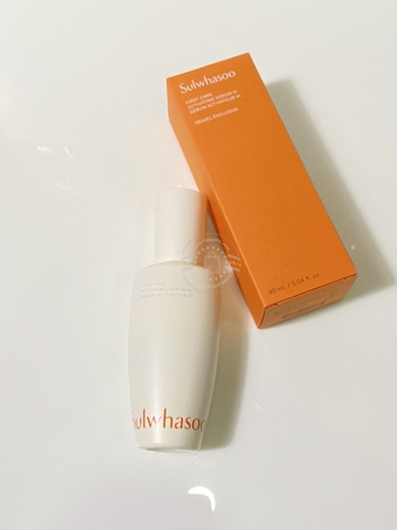 SULWHASOO - FIRST CARE ACTIVATING (TINH CHẤT NGỪA LÃO HOÁ LÀN DA 90ml)