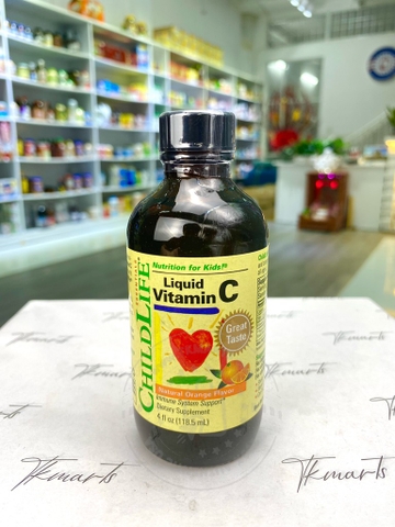 CHILDLIFE - LIQUID VITAMIN C (BỔ SUNG VITAMIN C CHO BÉ 118,5ml)
